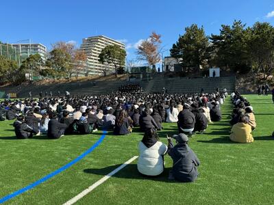 記念式典の様子②～校長先生の挨拶