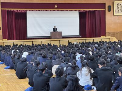 生徒指導部長講話