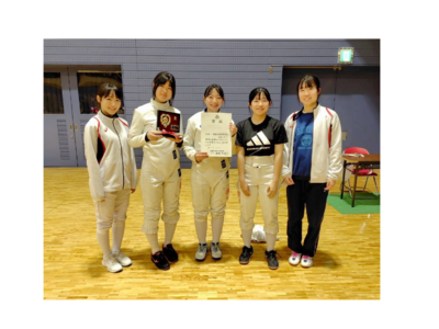 R6近畿新人_女子フルーレ