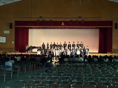 1年合唱リハーサル